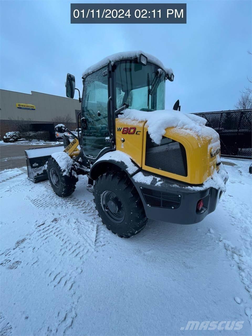 New Holland W80C Kolesové nakladače