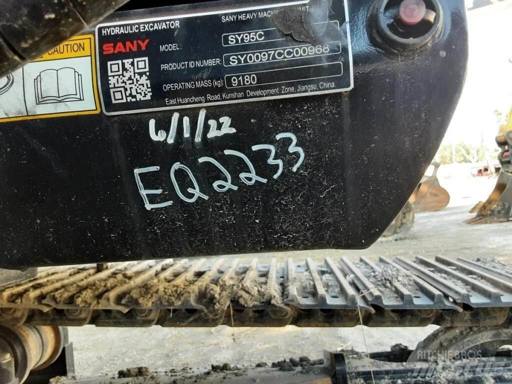 Sany SY95C Pásové rýpadlá