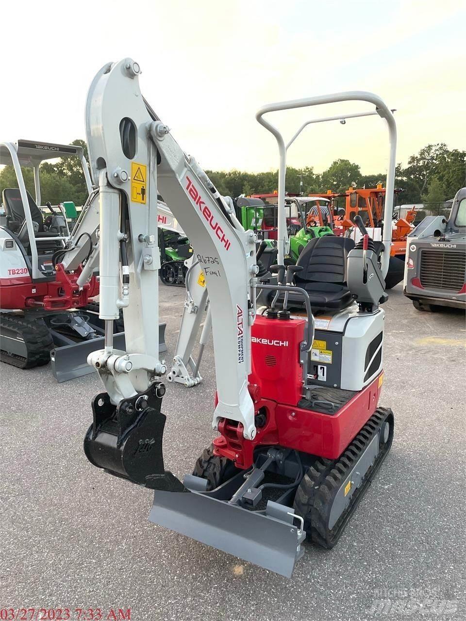 Takeuchi TB210R Mini rýpadlá < 7t