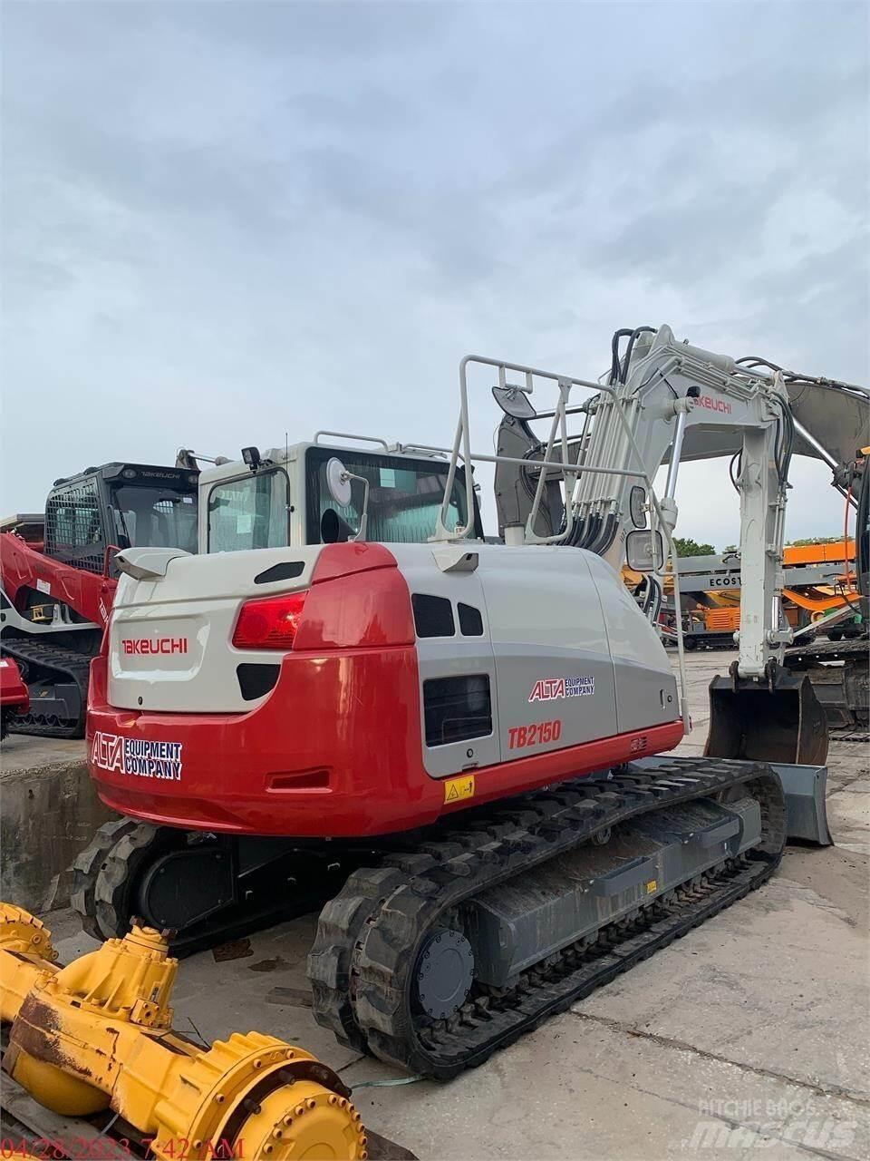 Takeuchi TB2150 Pásové rýpadlá