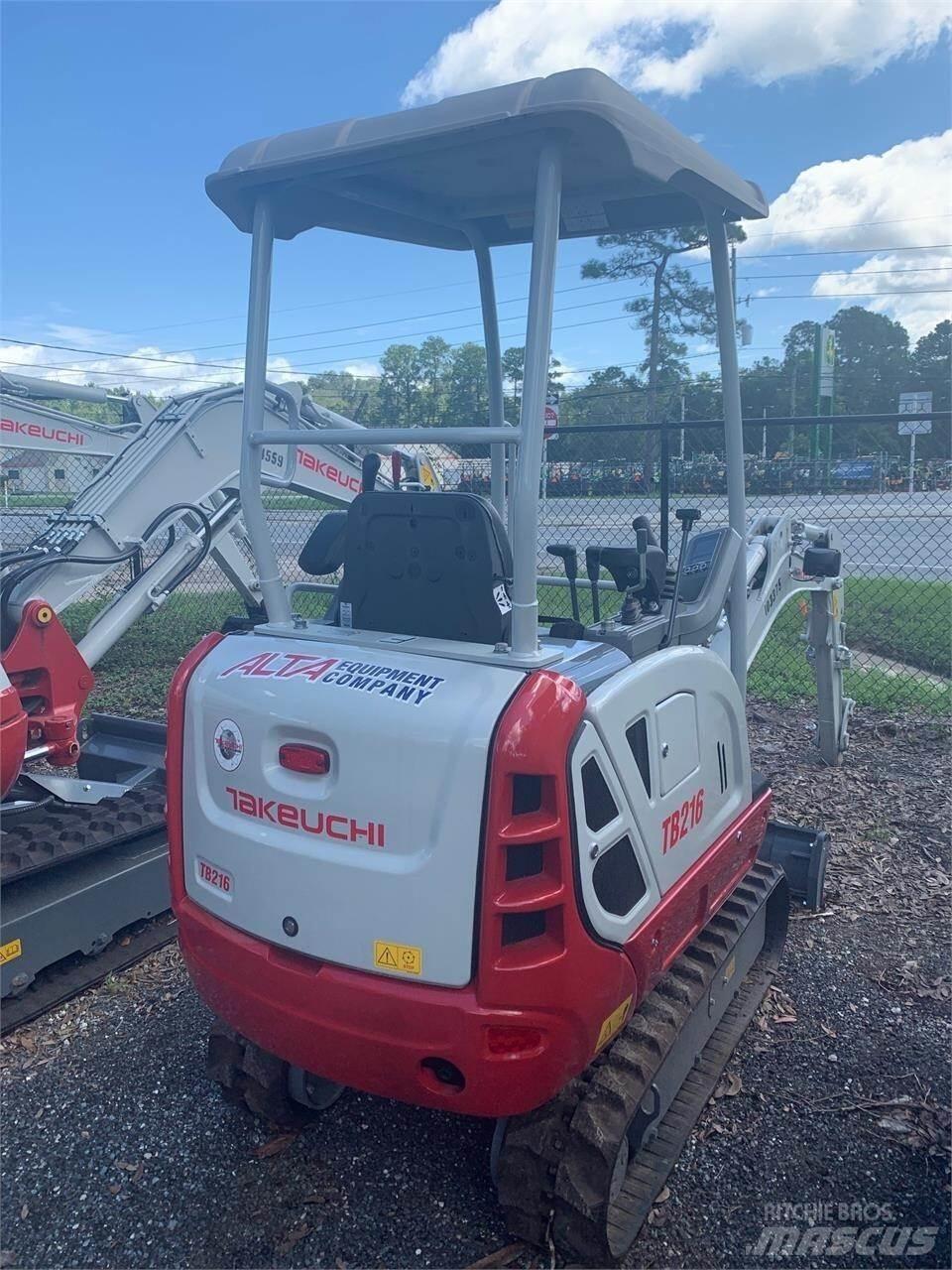 Takeuchi TB216 Mini rýpadlá < 7t