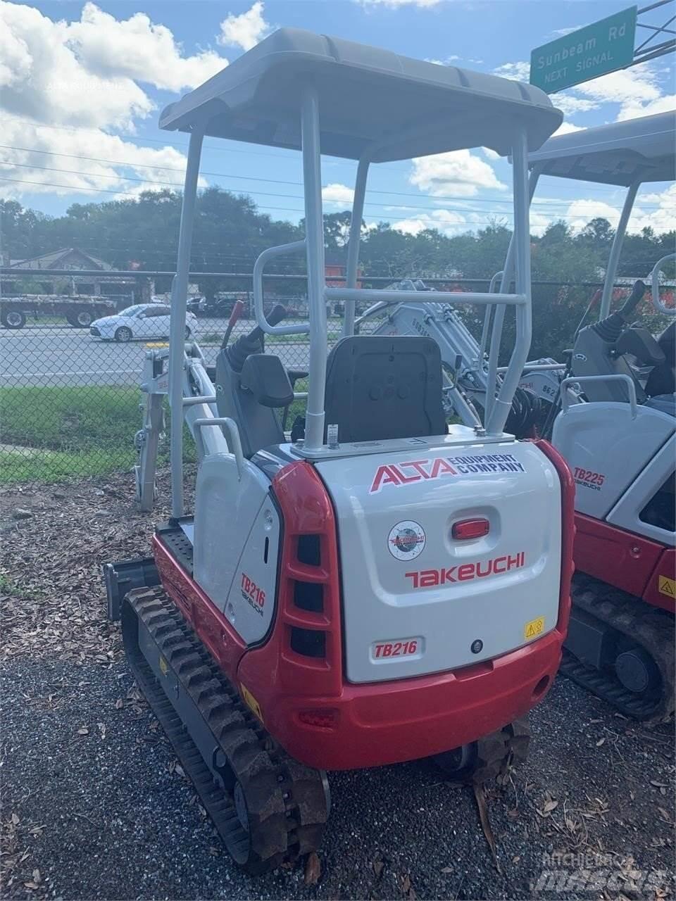 Takeuchi TB216 Mini rýpadlá < 7t