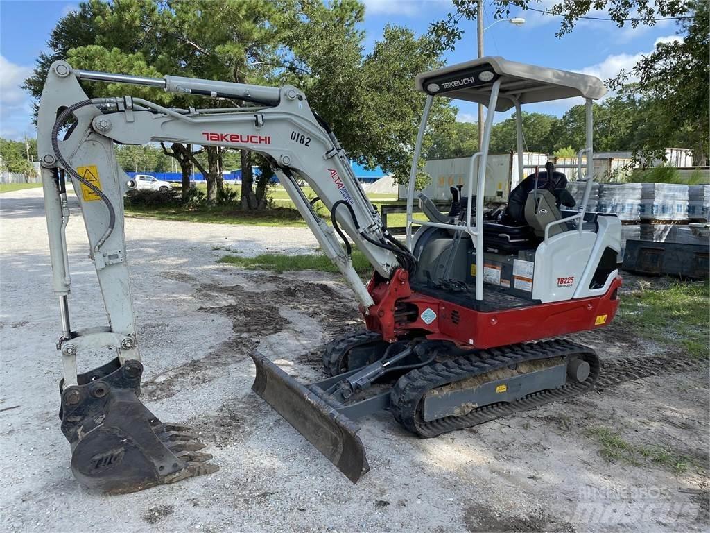 Takeuchi TB225 Mini rýpadlá < 7t