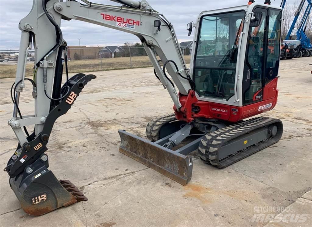 Takeuchi TB235-2 Mini rýpadlá < 7t