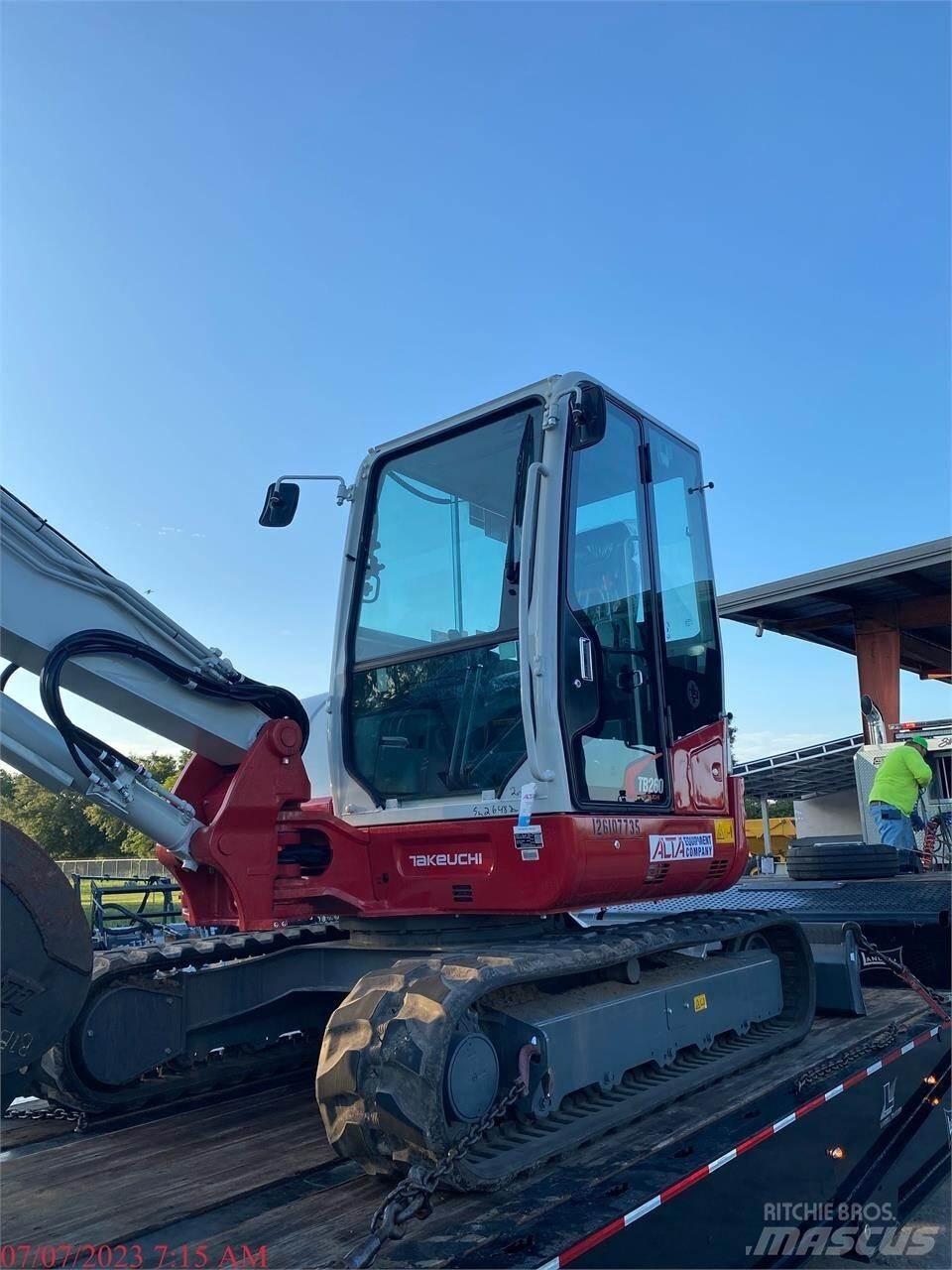 Takeuchi TB260 Pásové rýpadlá