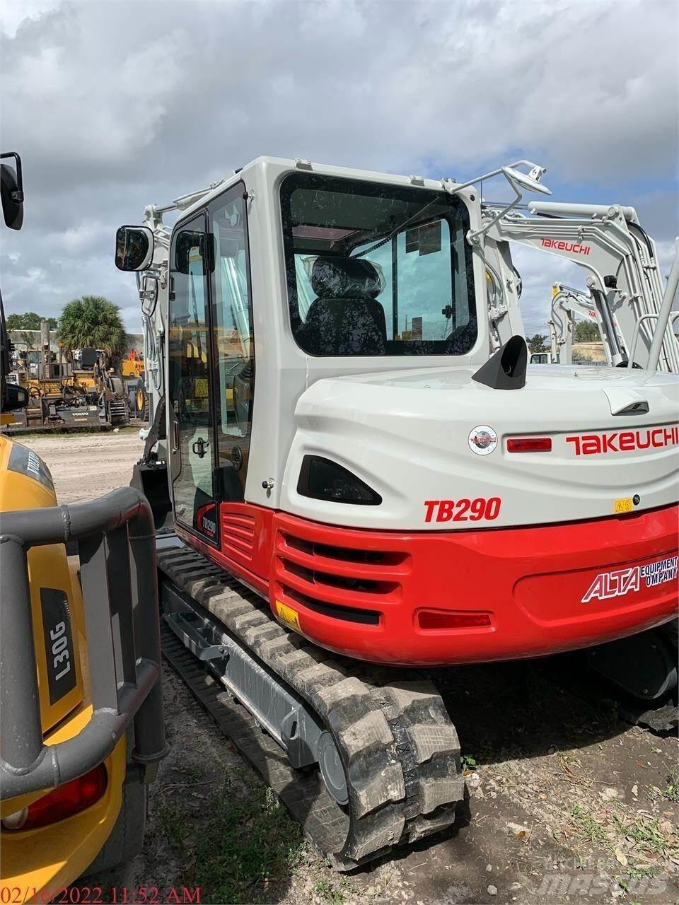 Takeuchi TB290 Pásové rýpadlá