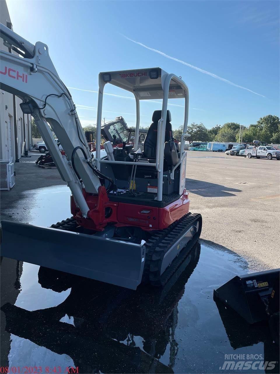 Takeuchi TB335R Mini rýpadlá < 7t