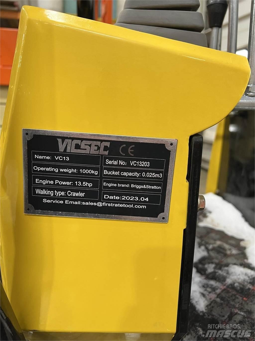 Vicsec VC13 Mini rýpadlá < 7t