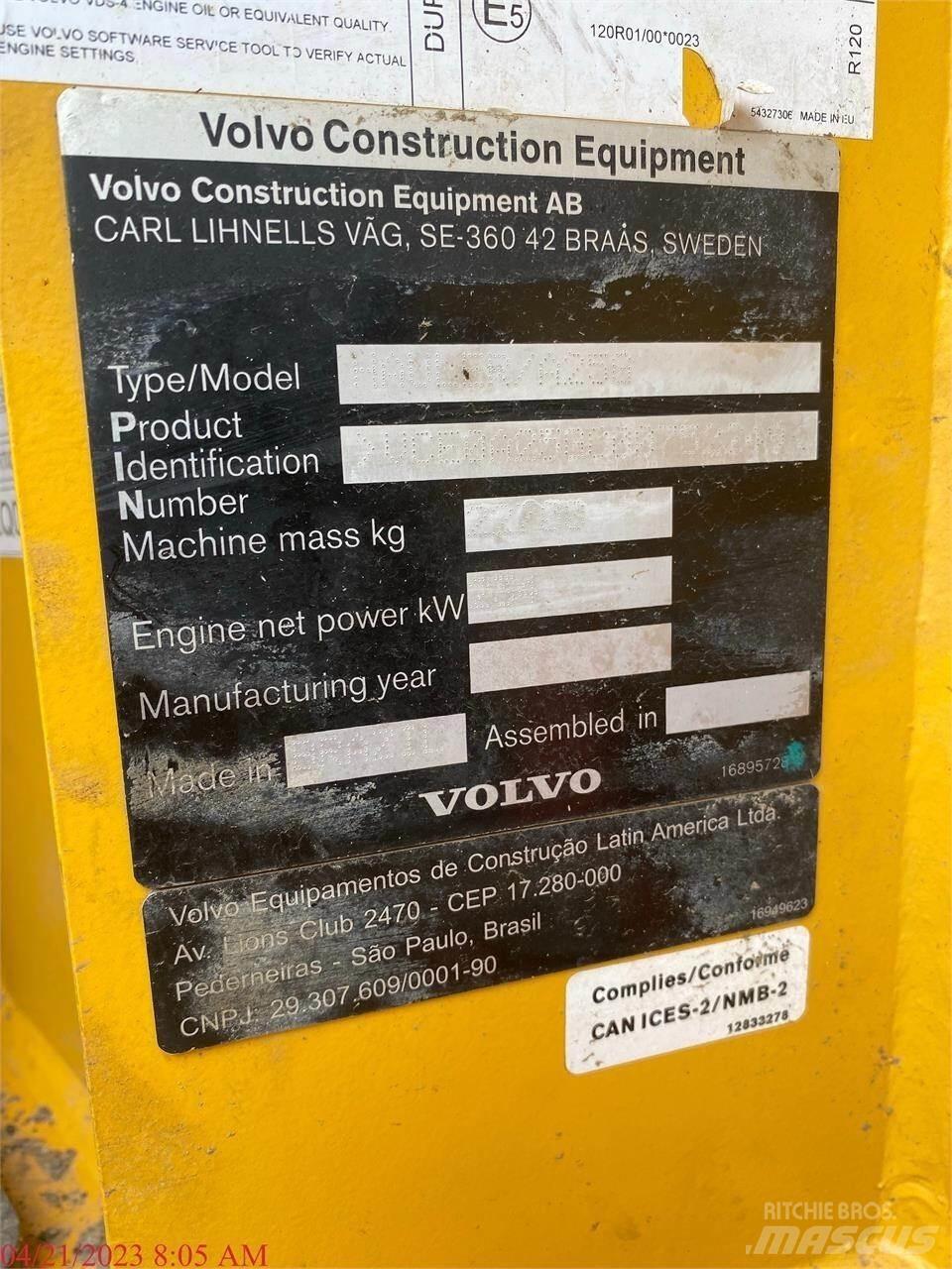 Volvo A25G Kĺbové nákladné autá