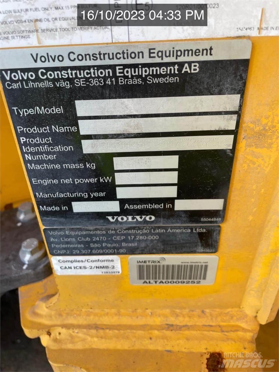Volvo A25G Kĺbové nákladné autá