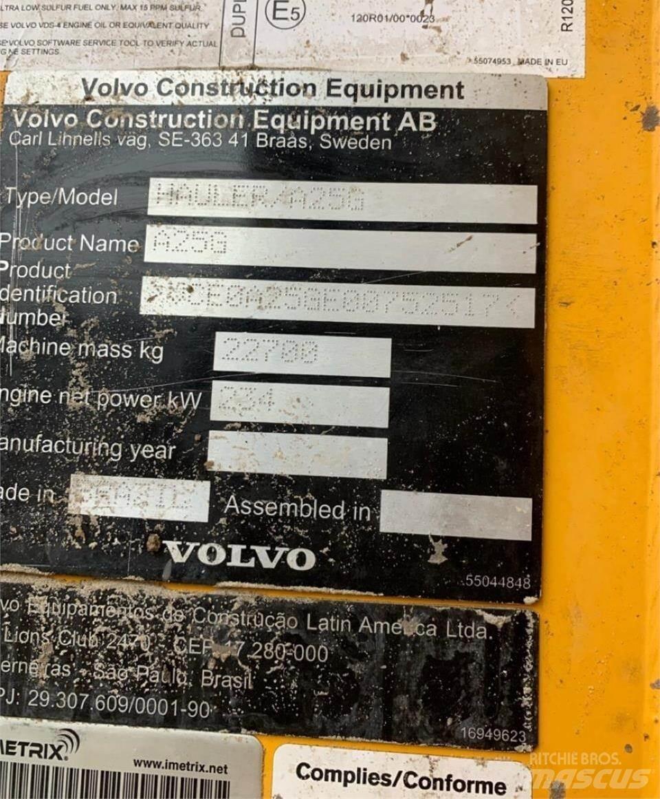 Volvo A25G Kĺbové nákladné autá
