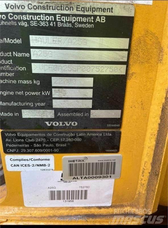 Volvo A25G Kĺbové nákladné autá
