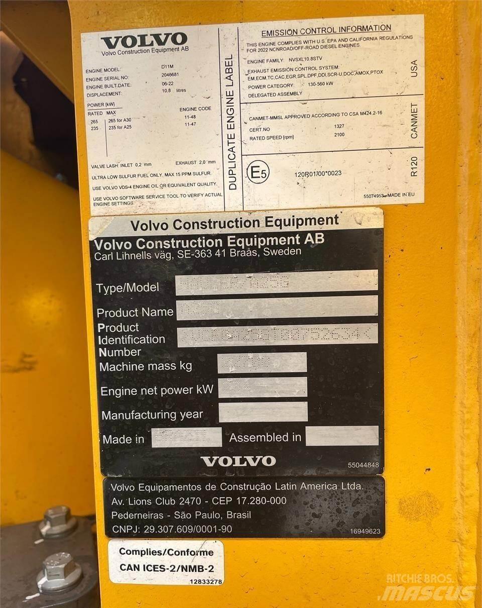 Volvo A25G Kĺbové nákladné autá