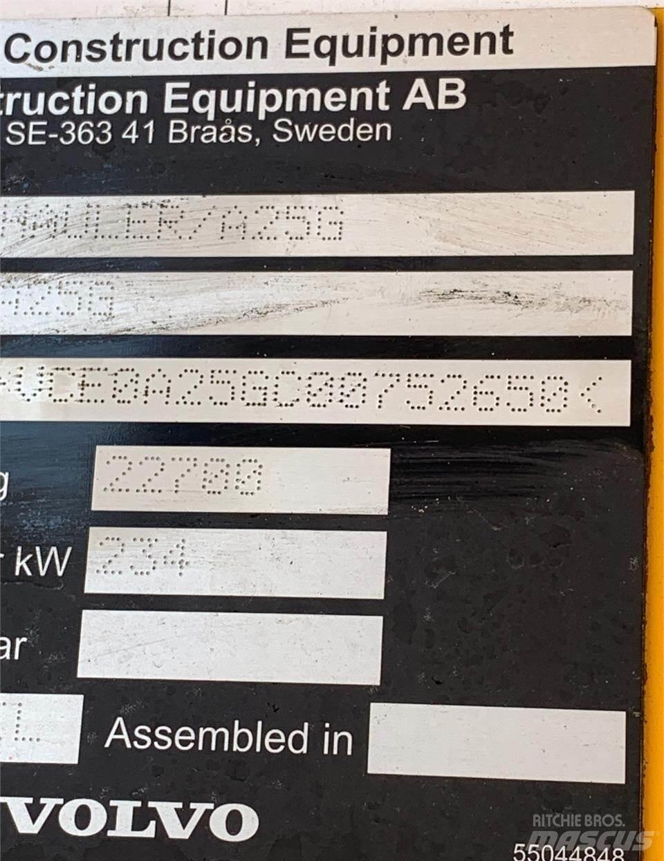 Volvo A25G Kĺbové nákladné autá