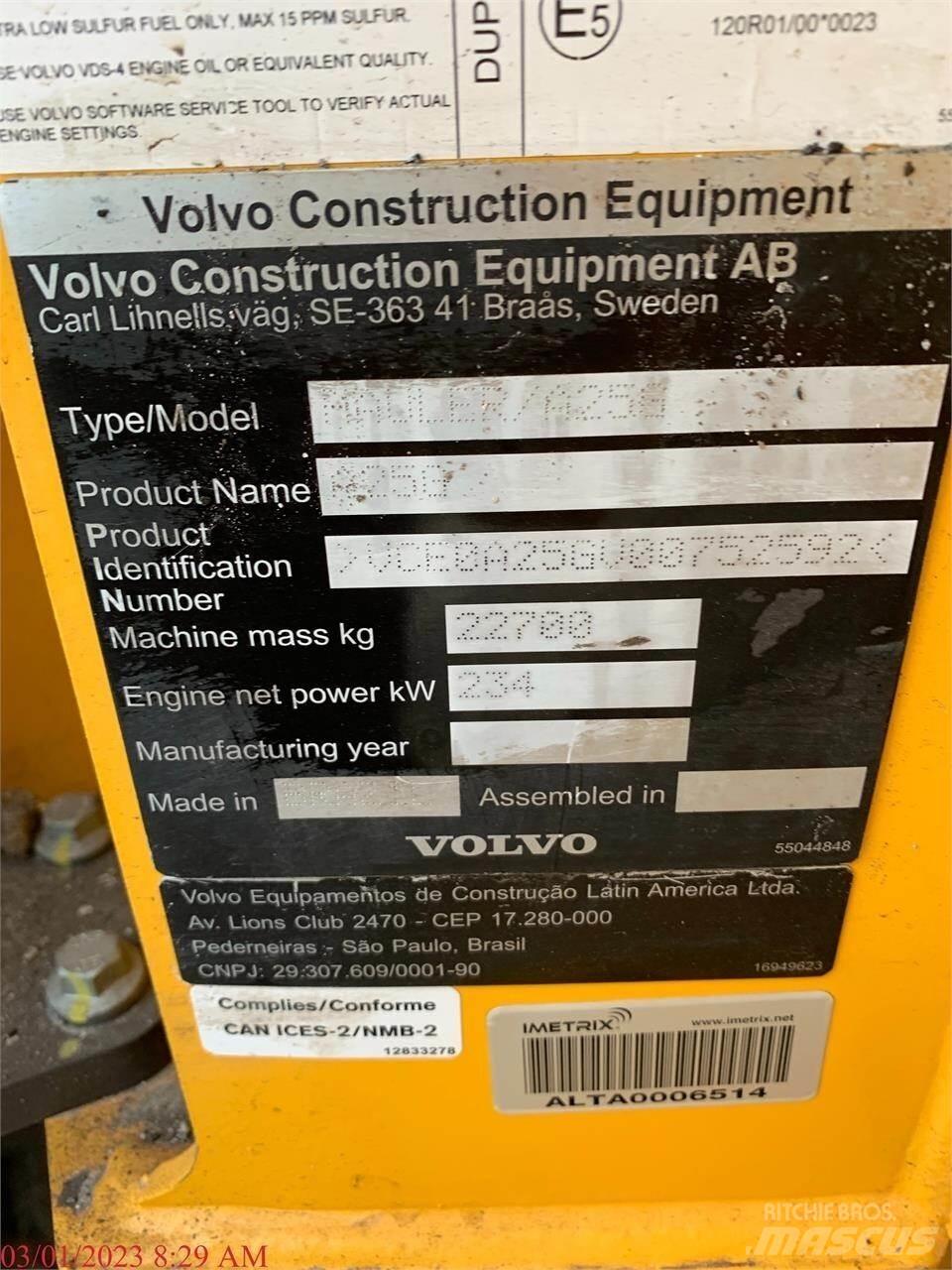 Volvo A25G Kĺbové nákladné autá