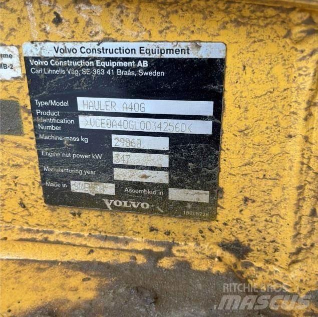 Volvo A40G Kĺbové nákladné autá