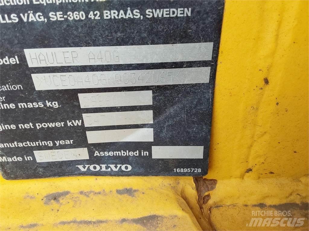 Volvo A40G Kĺbové nákladné autá