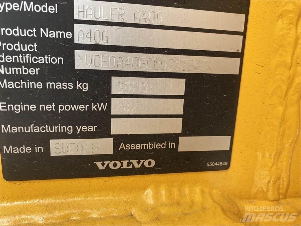 Volvo A40G Kĺbové nákladné autá