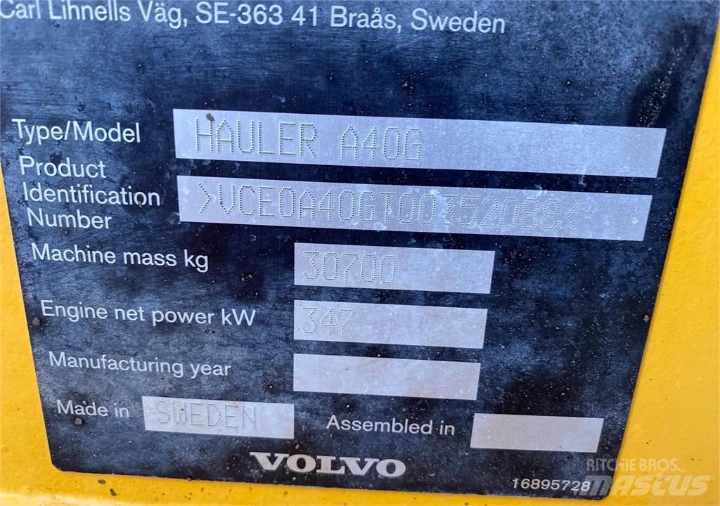 Volvo A40G Kĺbové nákladné autá