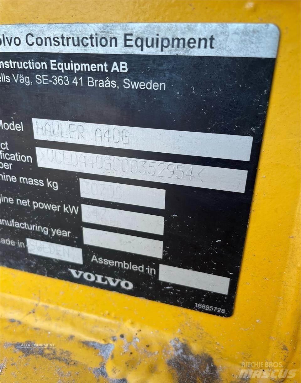 Volvo A40G Kĺbové nákladné autá