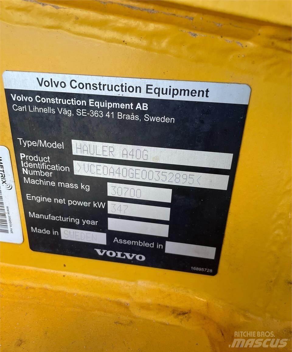 Volvo A40G Kĺbové nákladné autá
