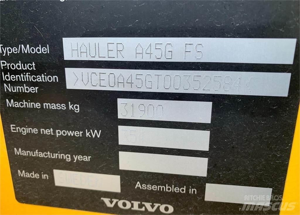 Volvo A45G FS Kĺbové nákladné autá
