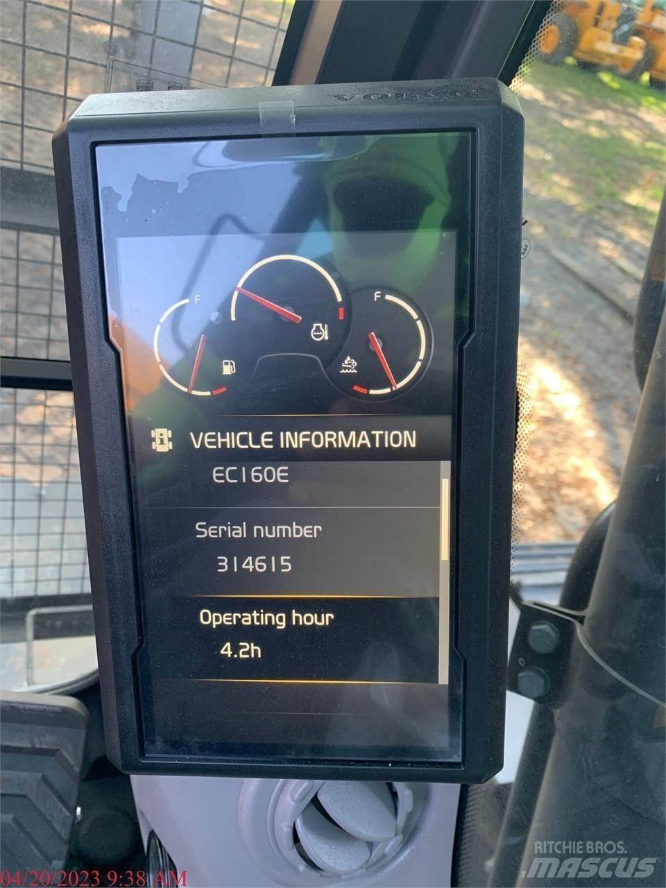 Volvo EC160EL Pásové rýpadlá