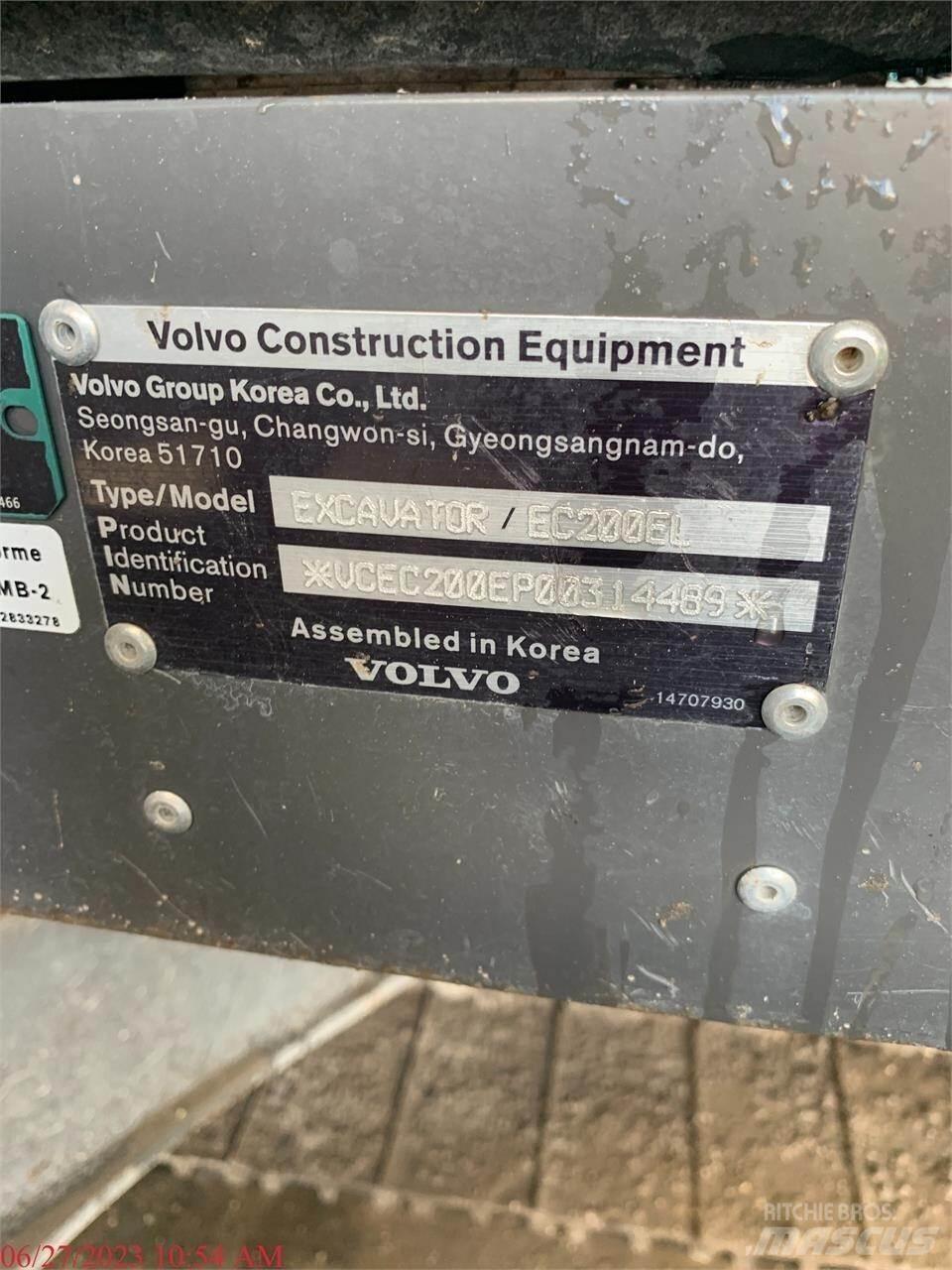 Volvo EC200EL Pásové rýpadlá