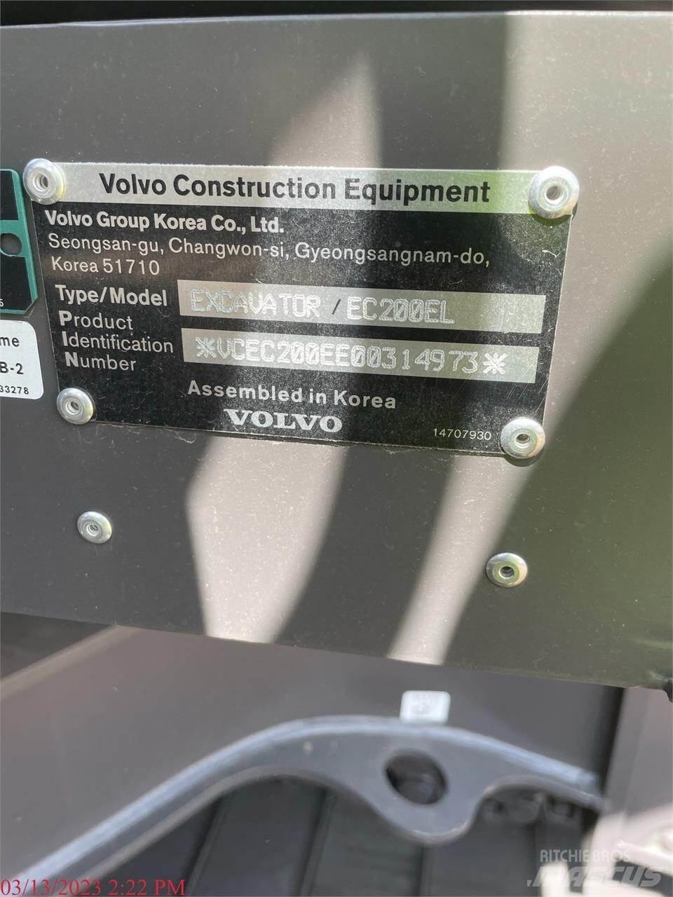 Volvo EC200EL Pásové rýpadlá