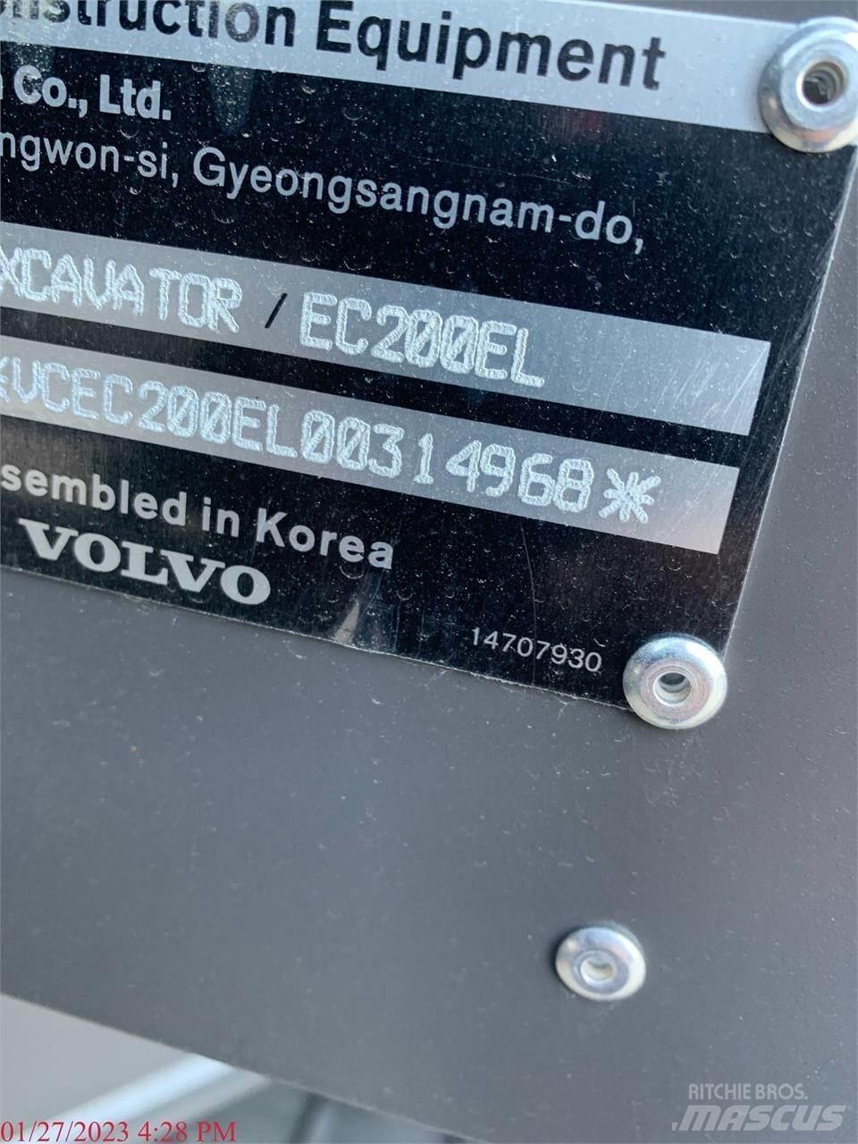 Volvo EC200EL Pásové rýpadlá