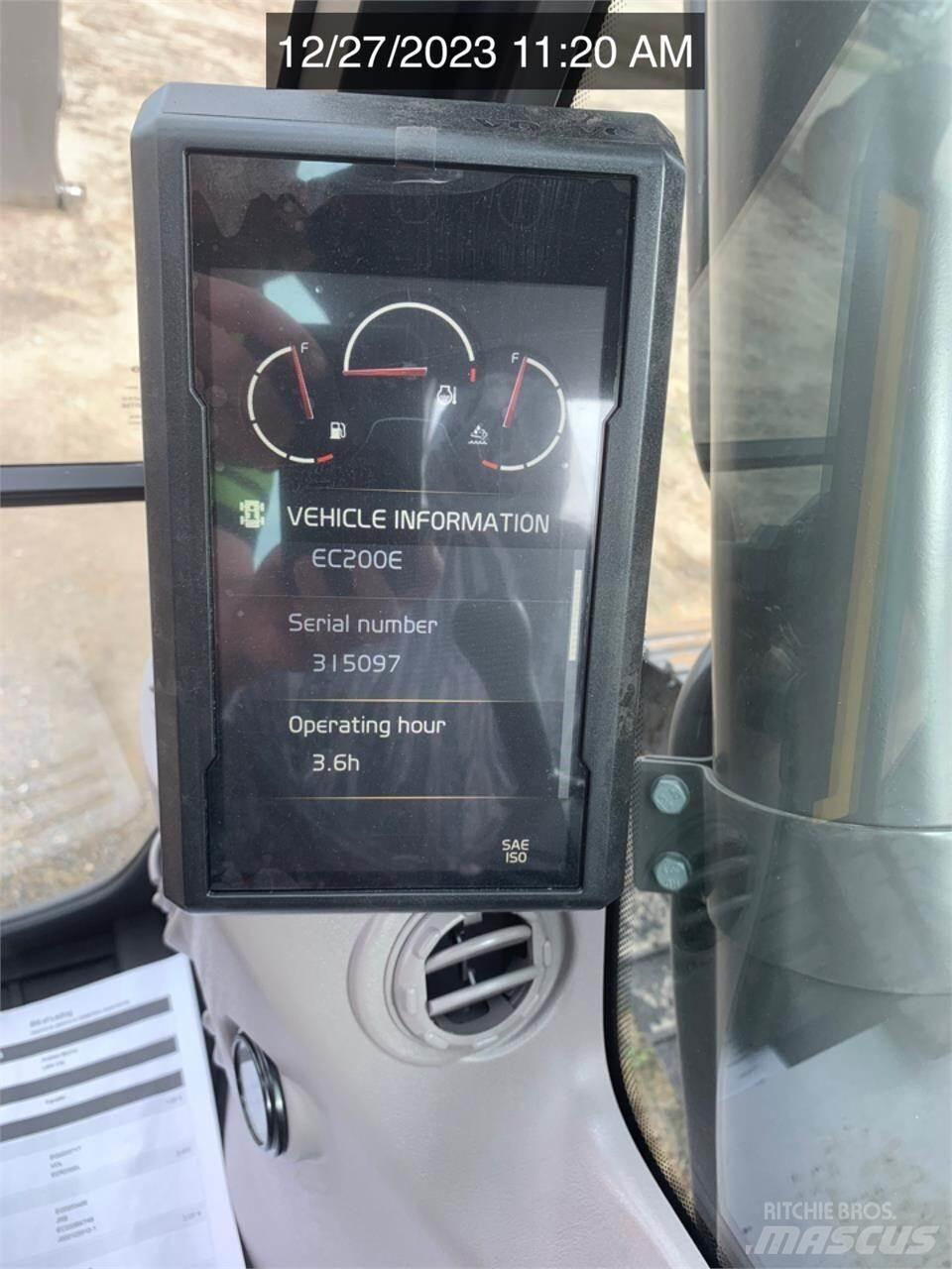 Volvo EC200EL Pásové rýpadlá