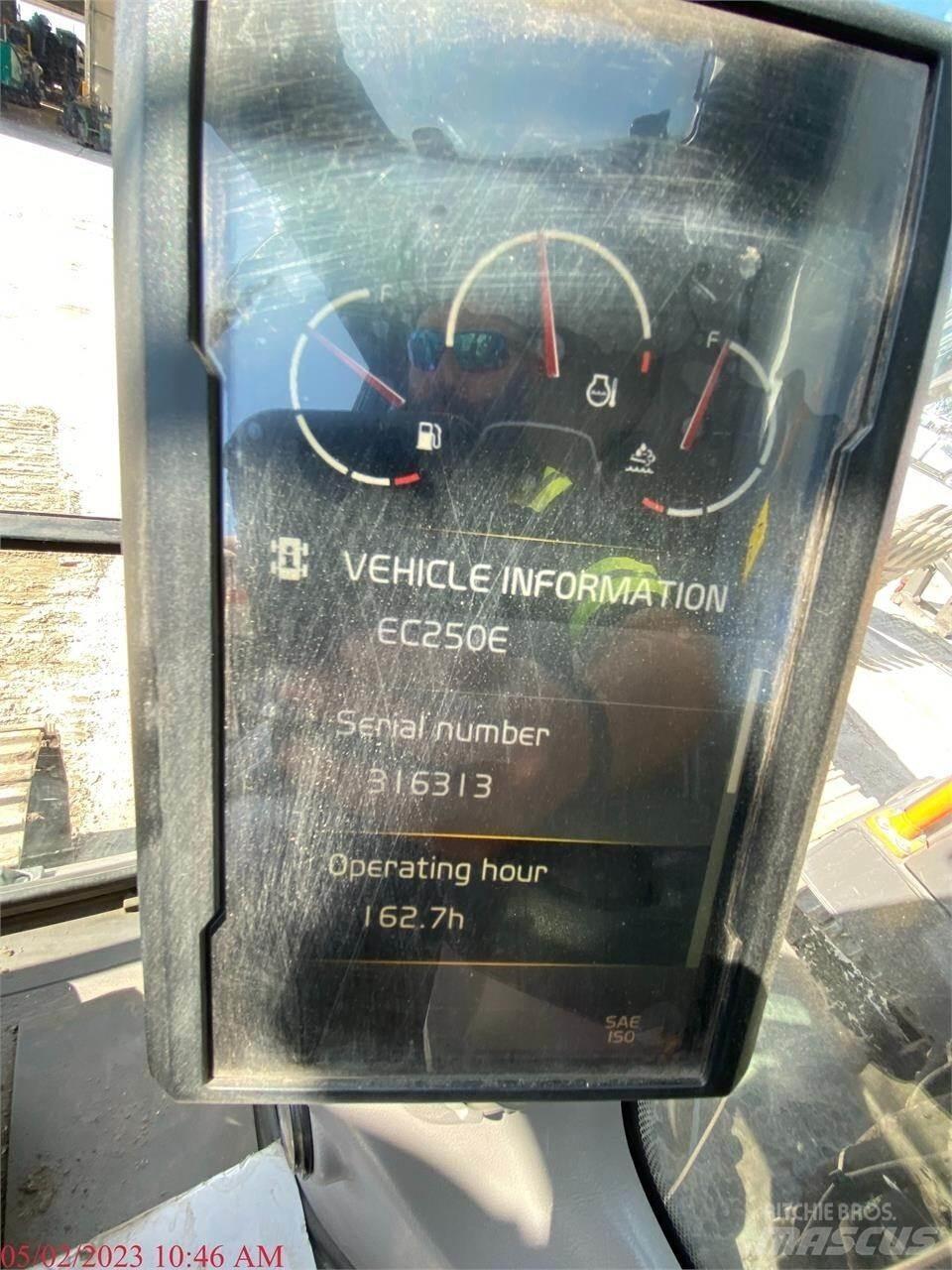 Volvo EC250EL Pásové rýpadlá