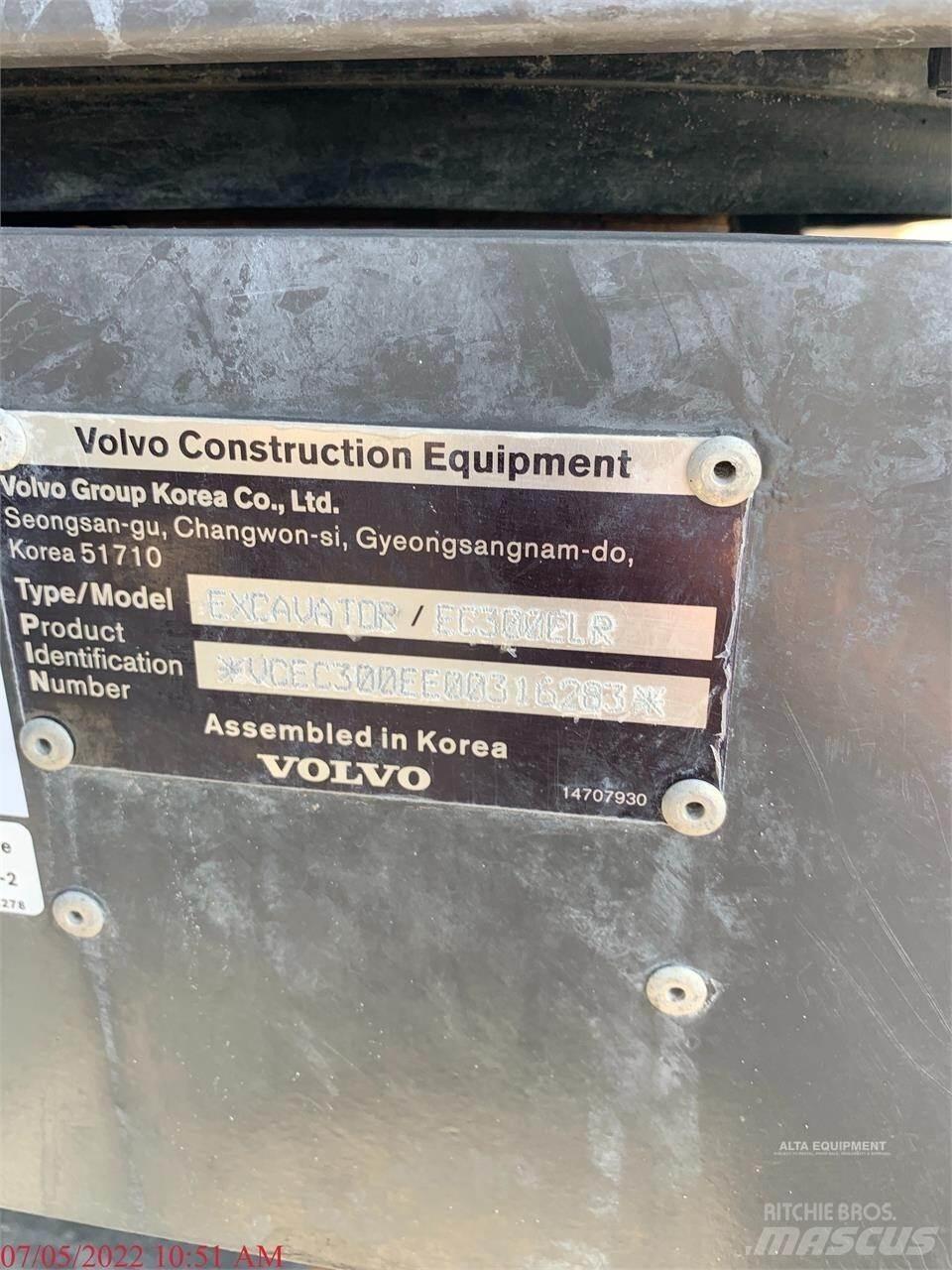 Volvo EC300E LR Pásové rýpadlá