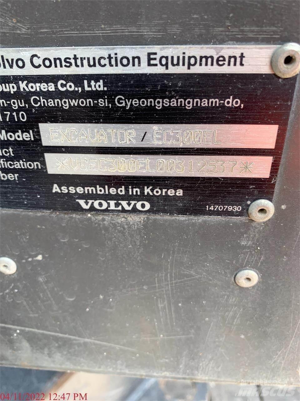Volvo EC300EL Pásové rýpadlá