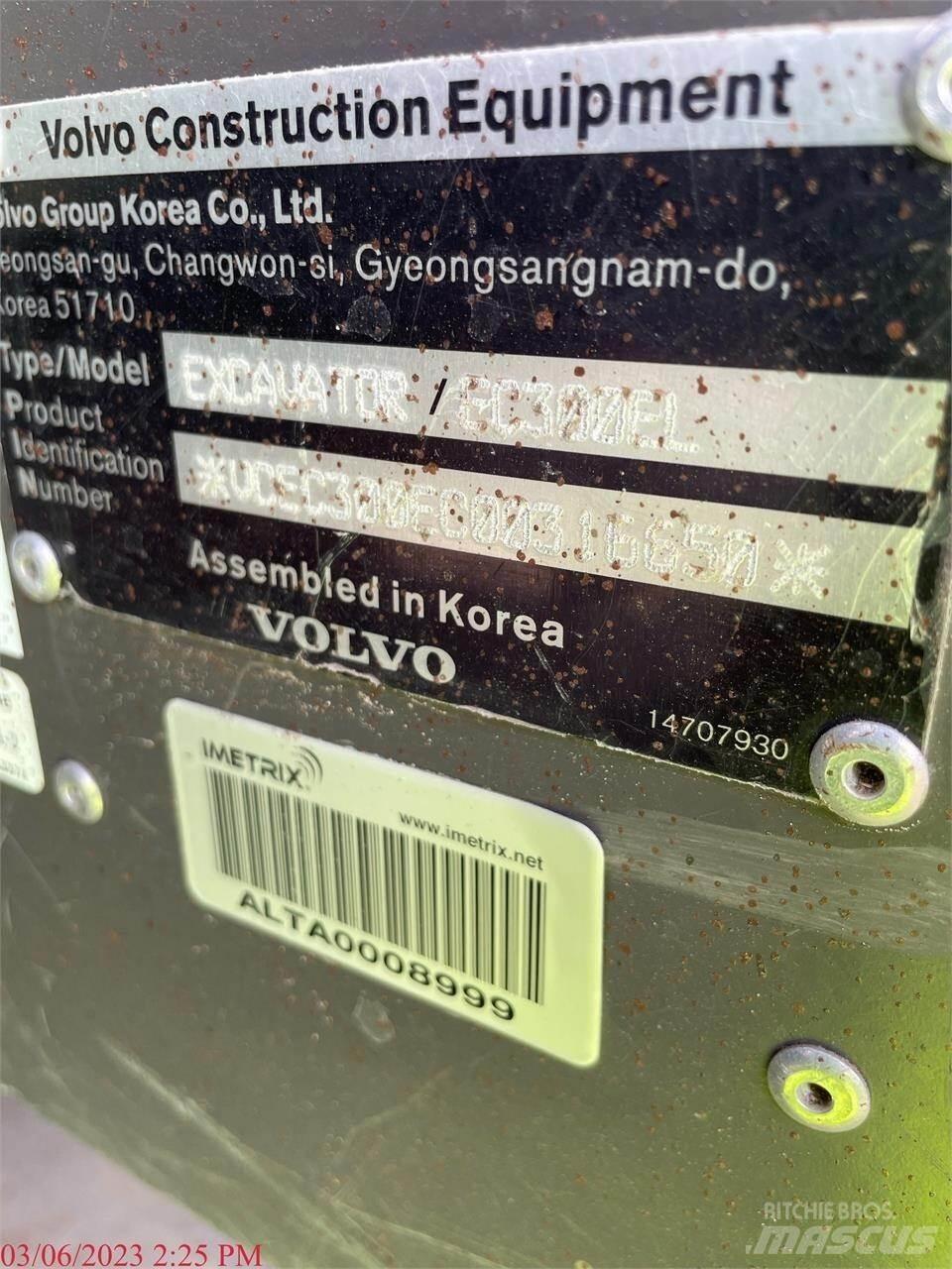 Volvo EC300EL Pásové rýpadlá