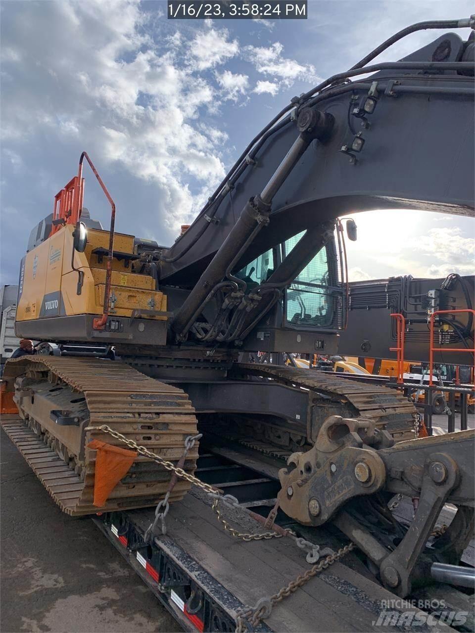 Volvo EC350EL Pásové rýpadlá
