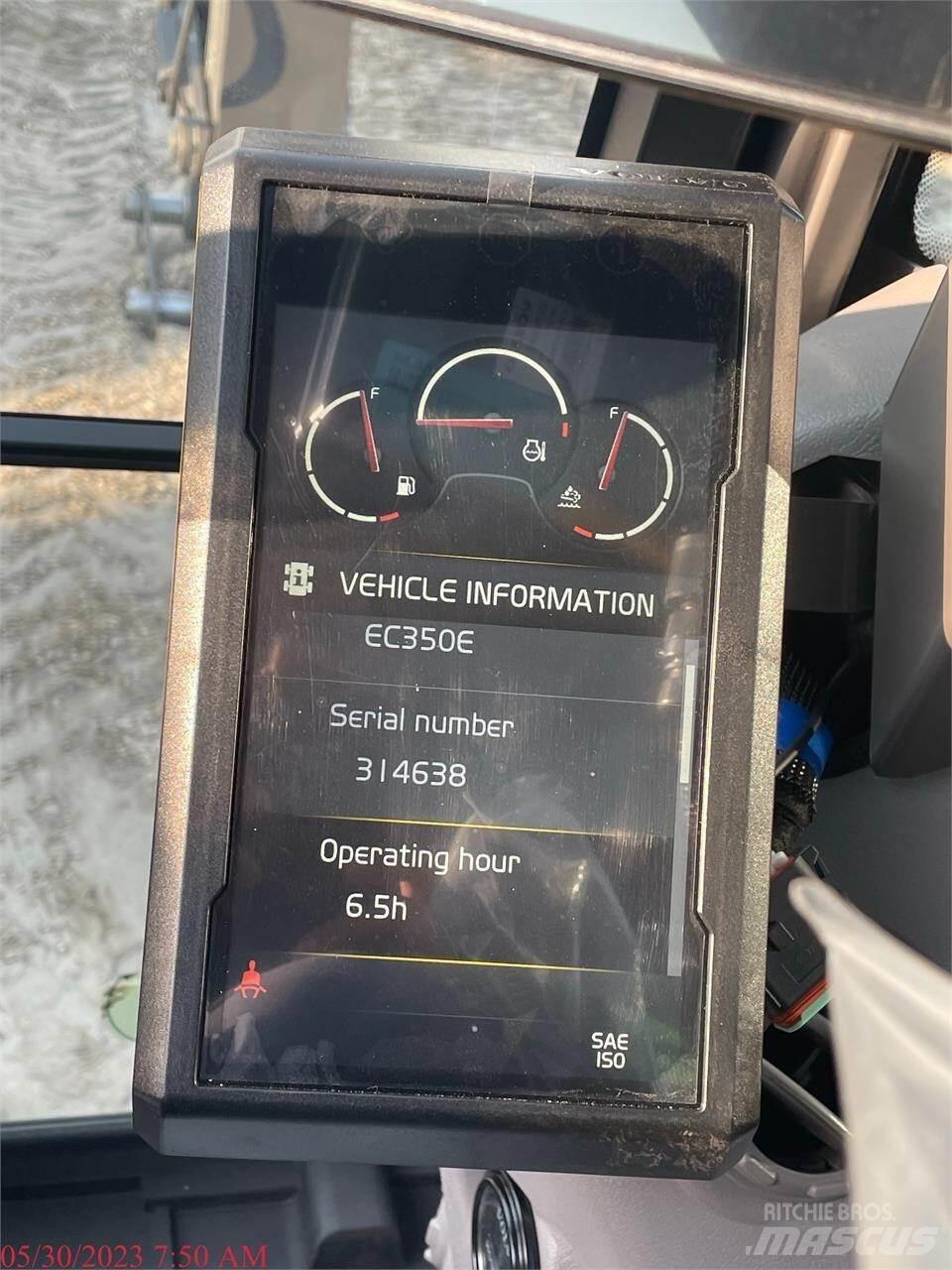 Volvo EC350EL Pásové rýpadlá