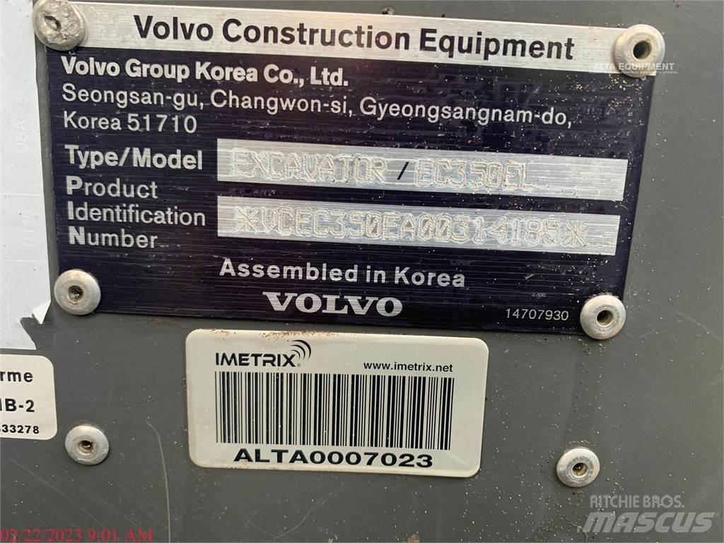 Volvo EC350EL Pásové rýpadlá