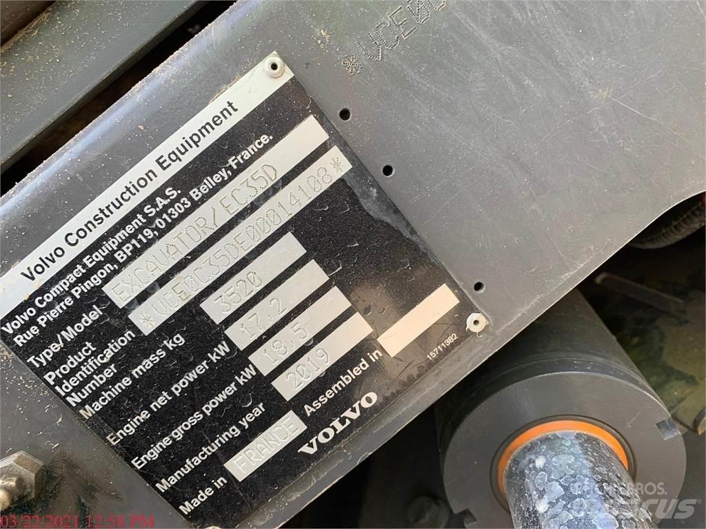 Volvo EC35D Mini rýpadlá < 7t