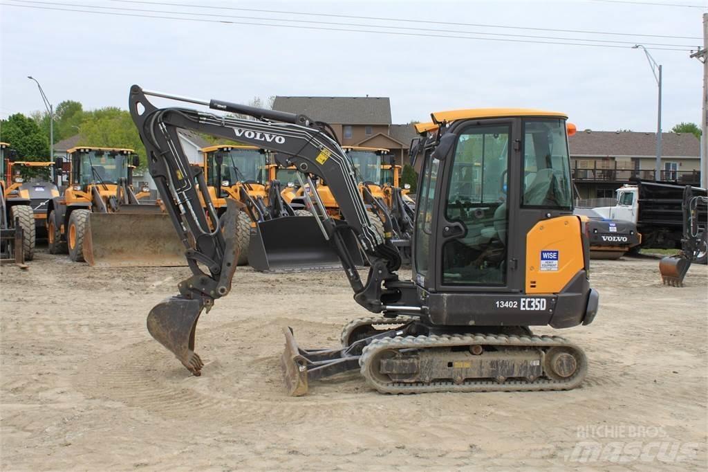 Volvo EC35D Mini rýpadlá < 7t