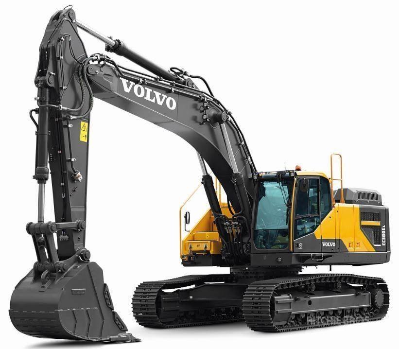 Volvo EC380EL Pásové rýpadlá