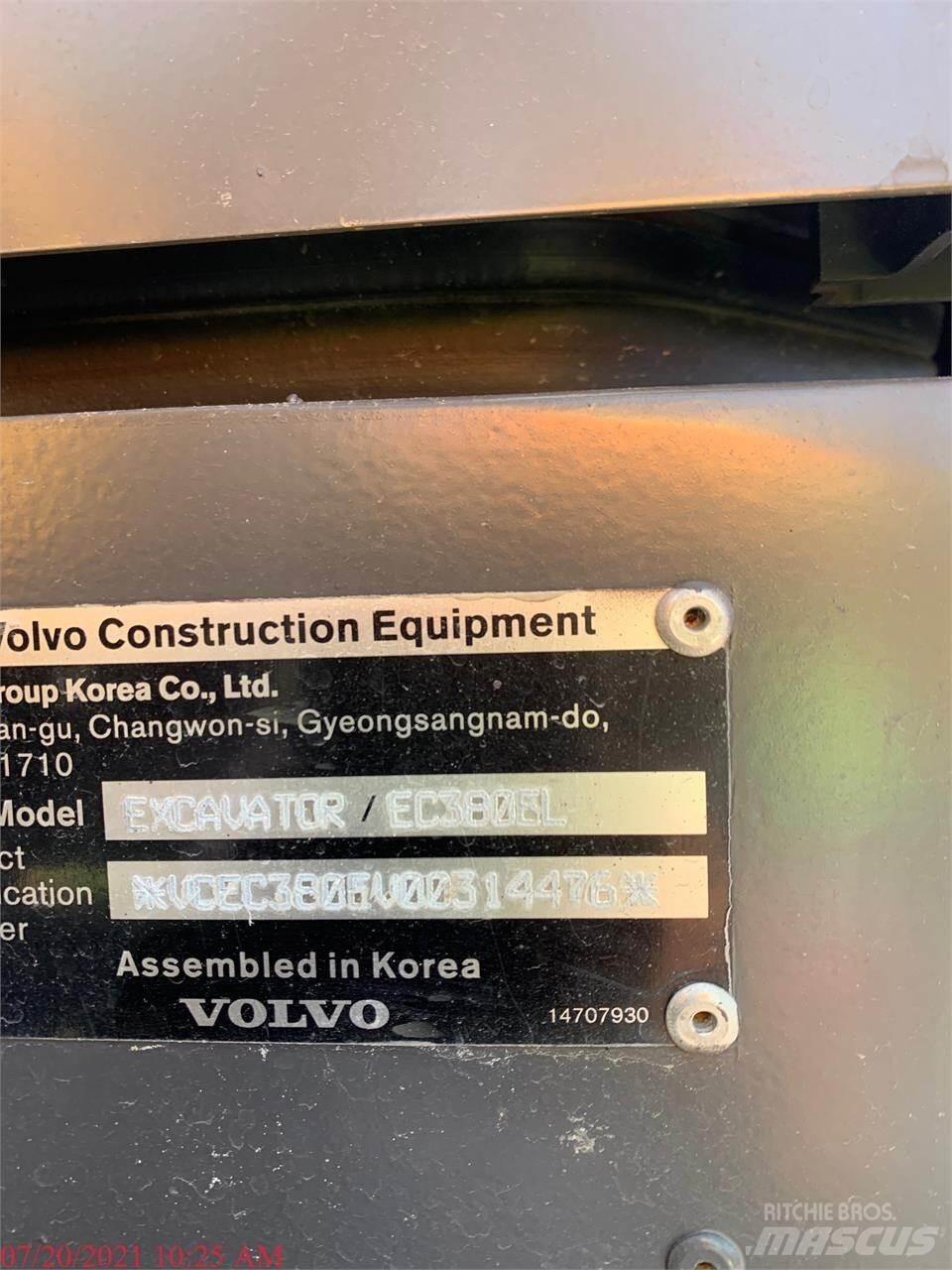 Volvo EC380EL Pásové rýpadlá