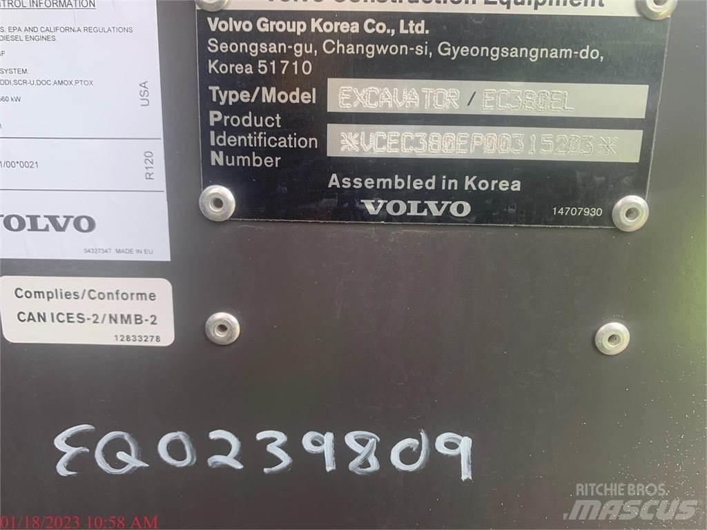 Volvo EC380EL Pásové rýpadlá