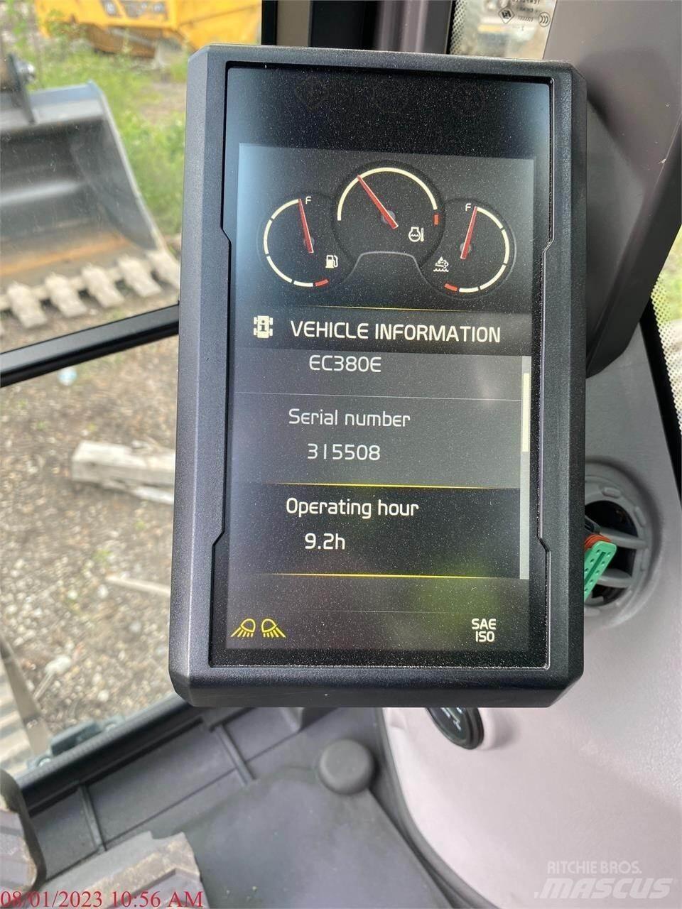 Volvo EC380EL Pásové rýpadlá