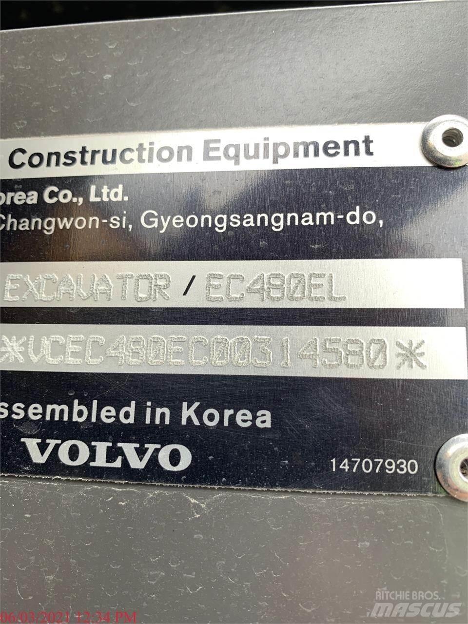 Volvo EC480EL Pásové rýpadlá
