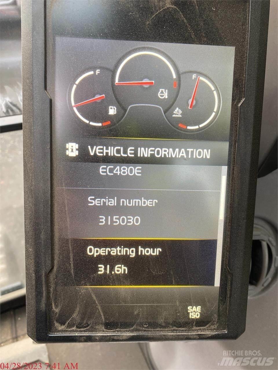 Volvo EC480EL Pásové rýpadlá
