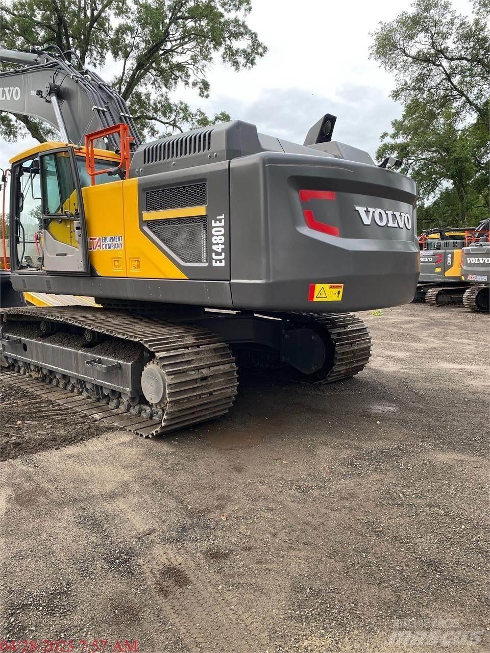 Volvo EC480EL Pásové rýpadlá