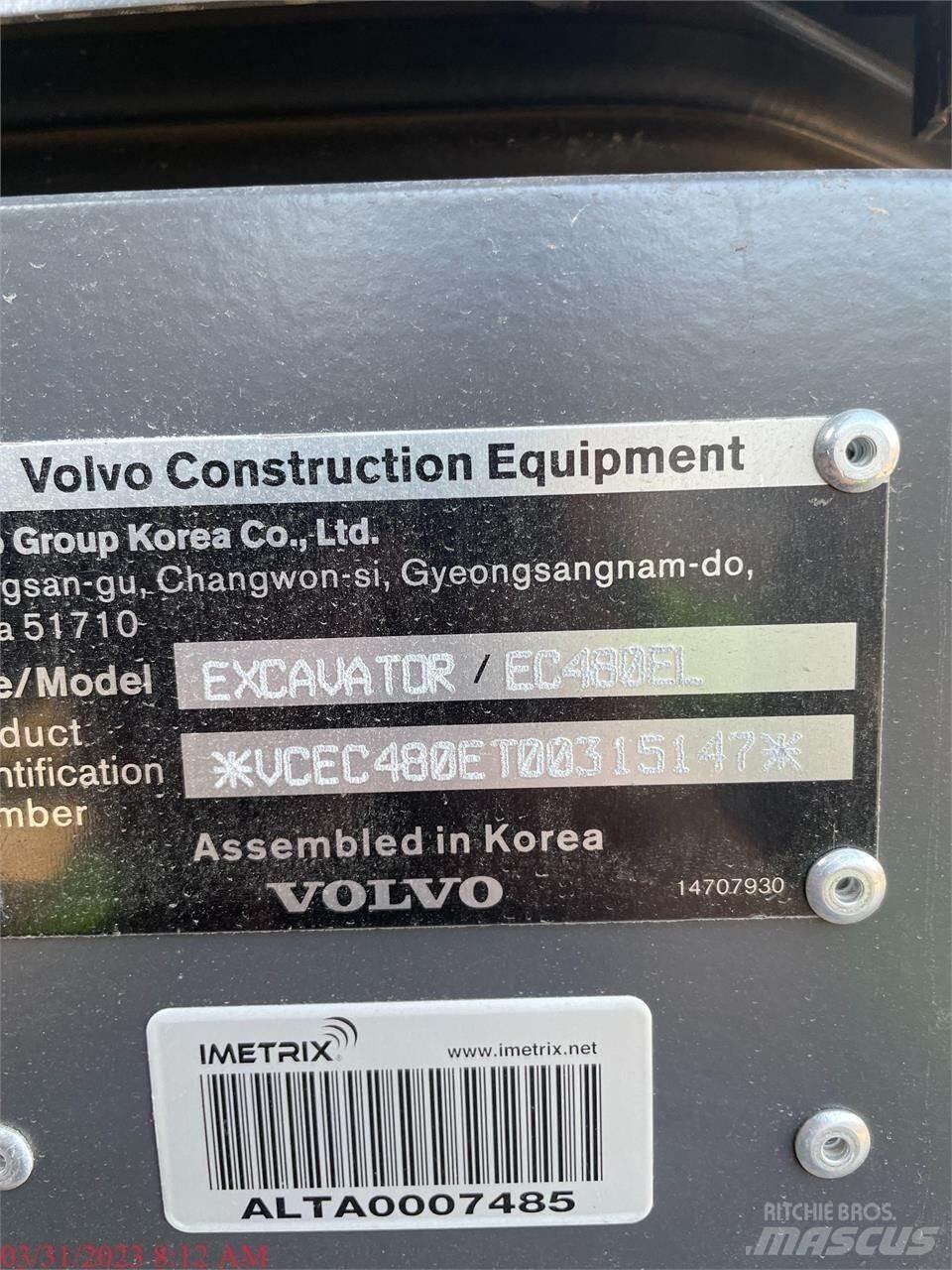 Volvo EC480EL Pásové rýpadlá