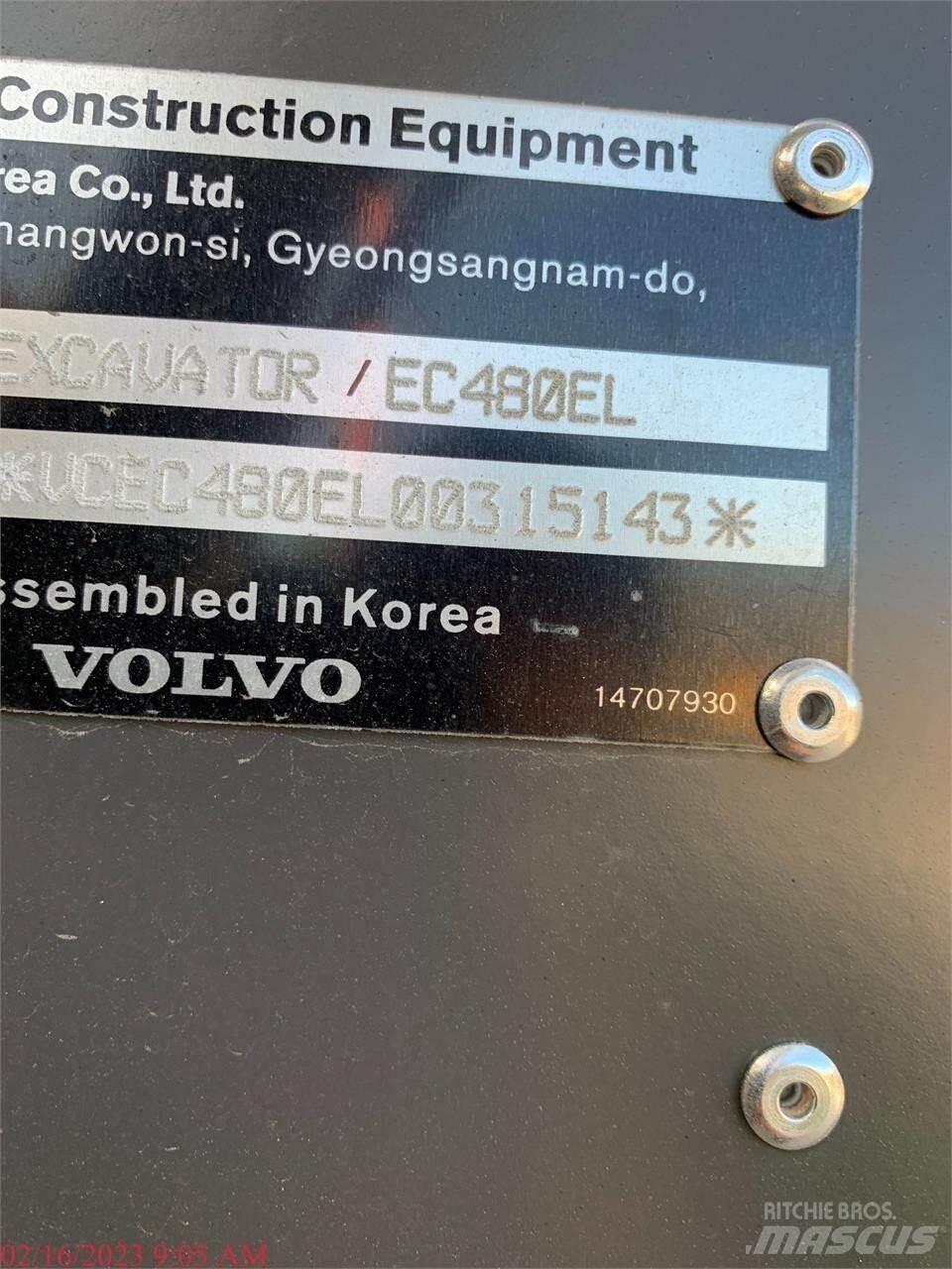 Volvo EC480EL Pásové rýpadlá