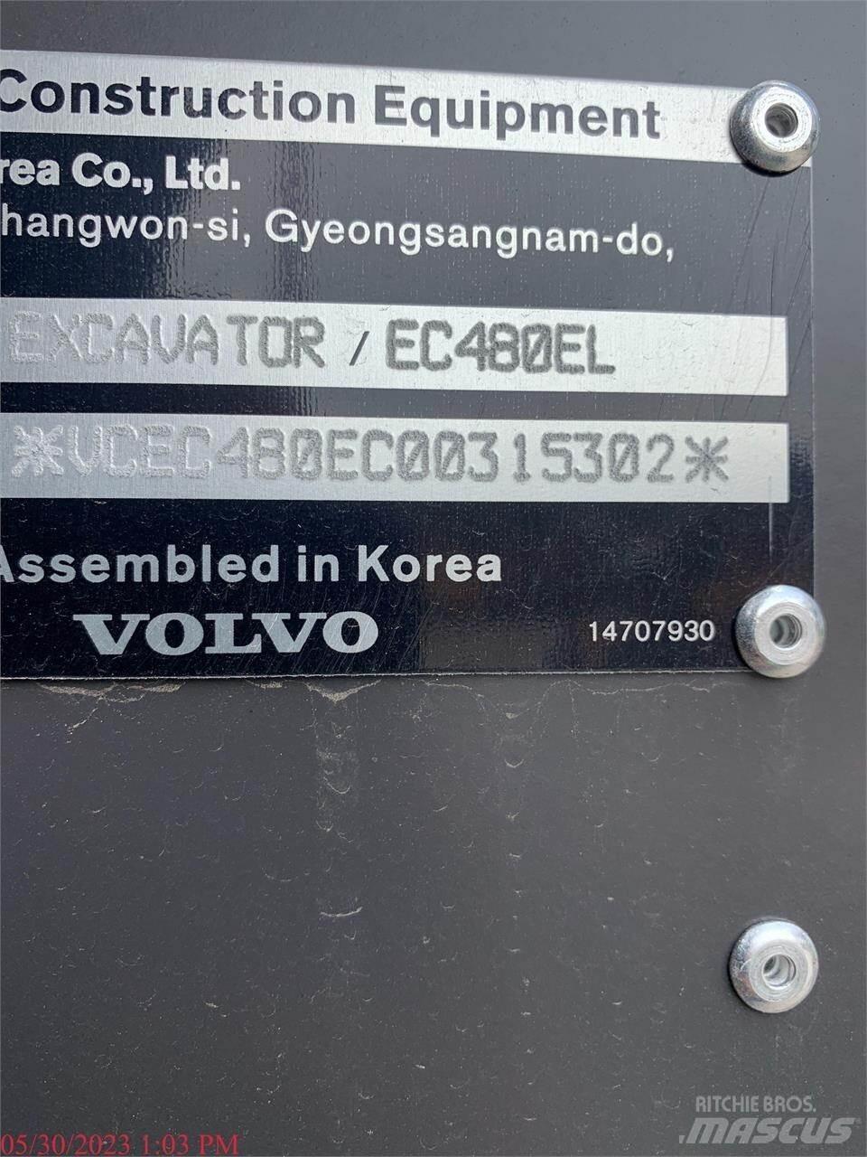 Volvo EC480EL Pásové rýpadlá